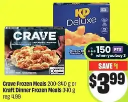 FreshCo Crave frozen meals or kraft dinner frozen meals offer
