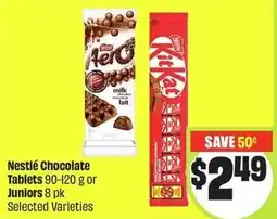 FreshCo Nestlé Chocolate Tablets or Juniors offer