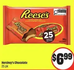 FreshCo Hershey's Hershey's Chocolate 25 pk offer