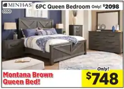 Surplus Furniture Montana Queen Panel Bed offer