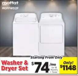 Surplus Furniture Washer & Dryer Sets As Low As offer