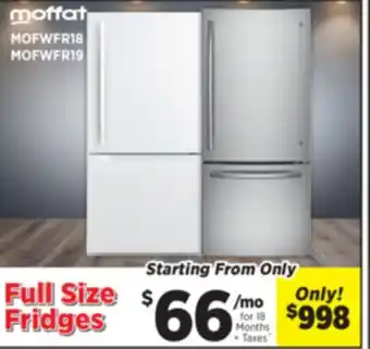 Surplus Furniture Refrigerators offer
