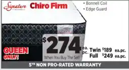 Surplus Furniture Chiro Firm Queen Mattress Set offer