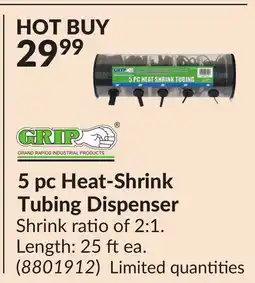 Princess Auto 5 pc Heat-Shrink Tubing Dispenser offer