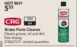 Princess Auto CRC Brake Parts Cleaner offer
