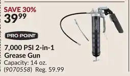 Princess Auto 7,000 PSI 2-in-1 Grease Gun offer
