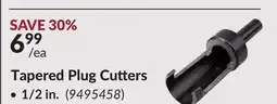 Princess Auto Tapered Plug Cutters offer