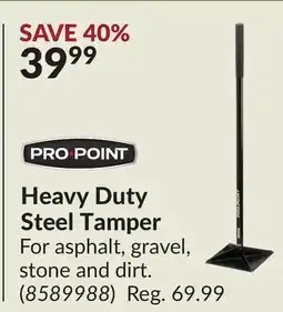 Princess Auto Heavy Duty Steel Tamper offer