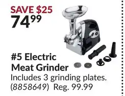 Princess Auto 5 Electric Meat Grinder offer