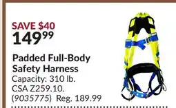 Princess Auto Padded Full-Body Safety Harness offer