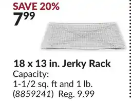 Princess Auto 18 x 13 in. Jerky Rack offer
