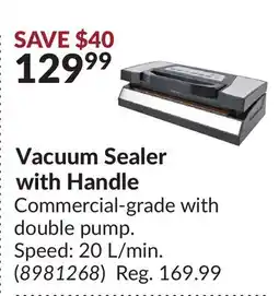 Princess Auto Vacuum Sealer with Handle offer