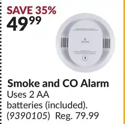 Princess Auto Smoke and CO Alarm offer