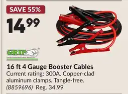 Princess Auto 16 ft4 Gauge Booster Cables offer