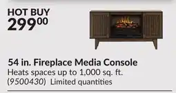Princess Auto 54 in. Fireplace Media Console offer