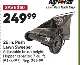Princess Auto 26 in. Push Lawn Sweeper offer