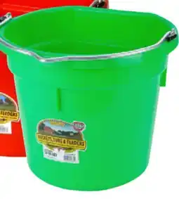 Princess Auto 20 qt. Lime Green Flat-Back Plastic Bucket • Lime Green offer