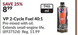 Princess Auto VP 2-Cycle Fuel 40:1 offer