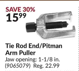 Princess Auto Tie Rod End/Pitman Arm Puller offer