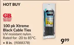 Princess Auto 100 pk Xtreme Black Cable Ties • 8 in offer
