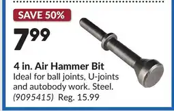 Princess Auto 4 in. Air Hammer Bit offer
