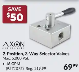 Princess Auto 2-Position, 3-Way Selector Valves offer