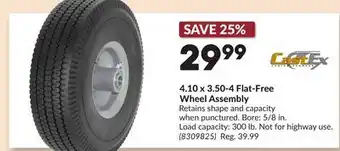 Princess Auto 4.10 x 3.50-4 Flat-Free Wheel Assembly offer