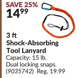 Princess Auto 3ft Shock-Absorbing Tool Lanyard offer