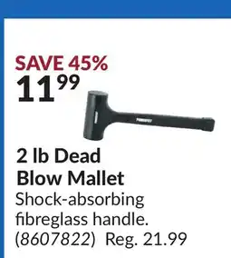 Princess Auto 2 lb Dead Blow Mallet offer