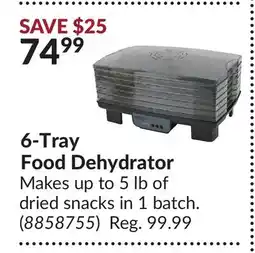 Princess Auto 6-Tray Food Dehydrator offer