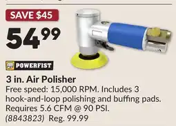 Princess Auto 3 in. Air Polisher offer