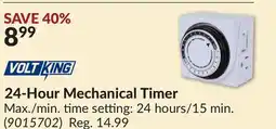 Princess Auto 24-Hour Mechanical Timer offer
