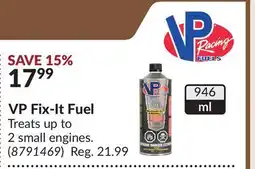 Princess Auto VP Fix-It Fuel offer