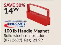 Princess Auto 100 lb Handle Magnet offer