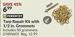 Princess Auto Tarp Repair Kit with 1/2 in. Grommets offer