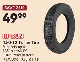Princess Auto 4.80-12 Trailer Tire offer