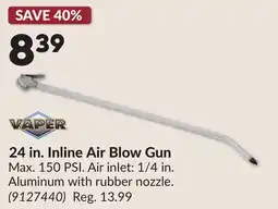 Princess Auto 24 in. Inline Air Blow Gun offer