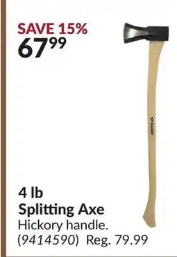 Princess Auto Garant 4 lb Splitting Axe offer