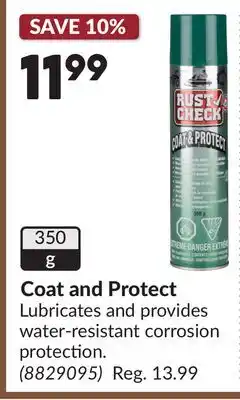 Princess Auto Coat and Protect offer