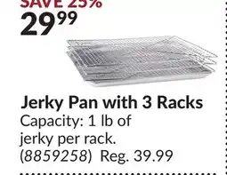 Princess Auto Jerky Pan with 3 Racks offer