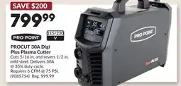 Princess Auto PROCUT 30A Digi Plus Plasma Cutter offer