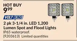 Princess Auto 2 pk 3-1/4 in. LED 1,200 Lumen Spot and Flood Lights offer