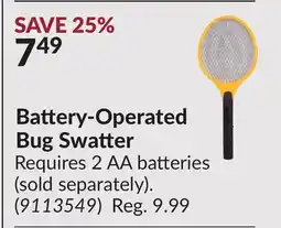 Princess Auto Battery-Operated Bug Swatter offer