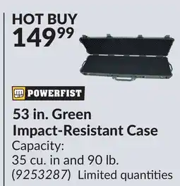 Princess Auto 53 in. Green Impact-Resistant Case offer