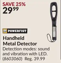 Princess Auto Handheld Metal Detector offer