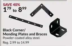 Princess Auto Black Corner/ Mending Plates and Braces offer
