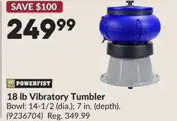Princess Auto 18 lb Vibratory Tumbler offer