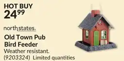 Princess Auto Old Town Pub Bird Feeder offer