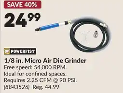 Princess Auto 1/8 in. Micro Air Die Grinder offer