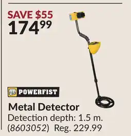Princess Auto Metal Detector offer